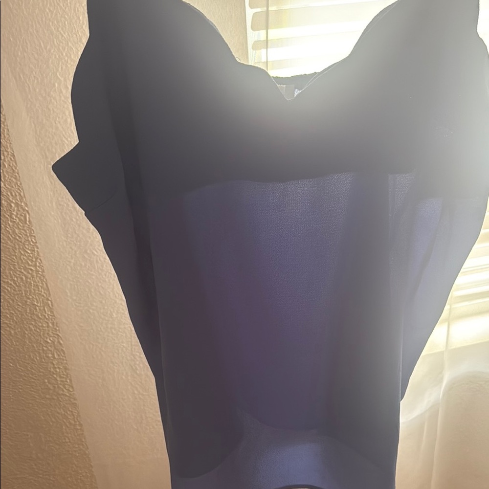 Elegant Blue Women's Top